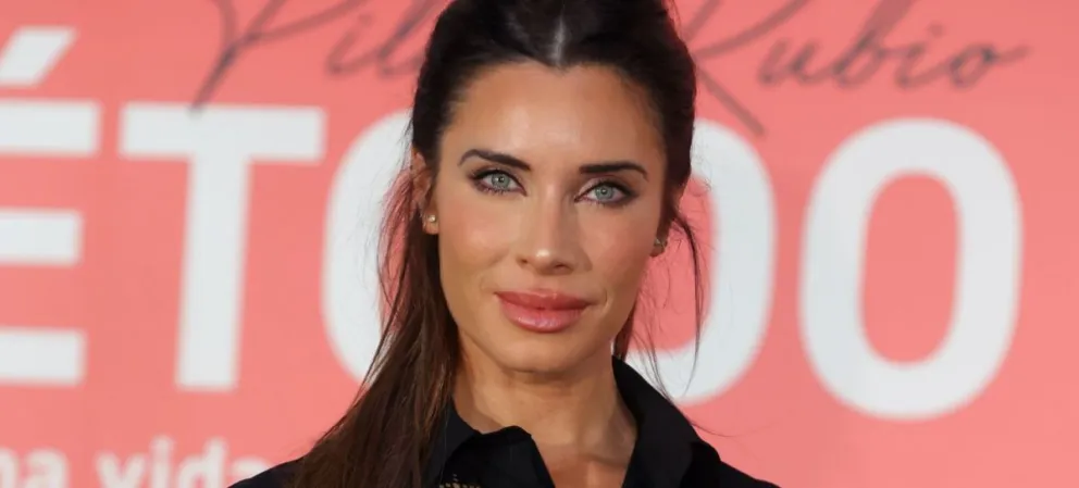 ¡No le dio vergüenza! Pilar Rubio se fotografió con un brasier y nada más