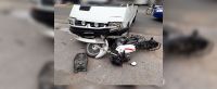 Insólito choque en Salta: ambulancia se llevó puesta a una motocicleta con dos menores