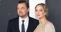 Jennifer Lawrence regresó a la alfombra roja junto a Leonardo Dicaprio para presentar "No miren arriba"