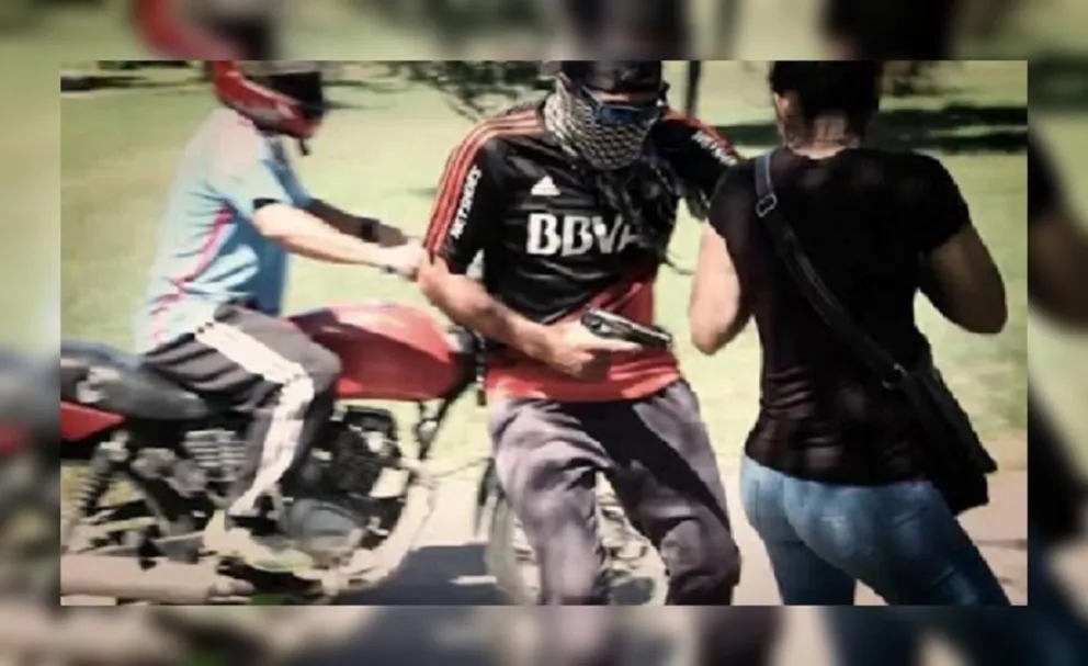 Así atraparon a dos peligrosos motochorros