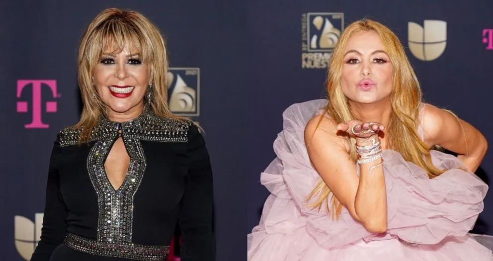 Paulina Rubio y Alejandra Guzmán