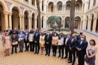 Junto a otros 22 gobernadores, Gustavo Sáenz firmó el Consenso Fiscal para 2022