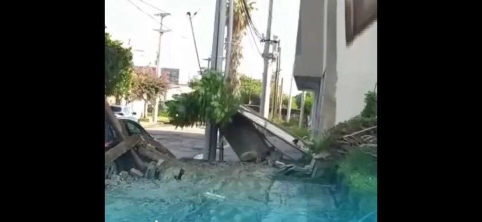 Pudo haber sido una desgracia: dos niños se vieron envueltos en un accidente