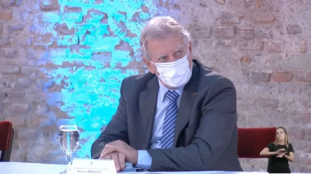 Definiciones sobre la deuda externa: Marocco participó de la reunión que mantuvo Alberto Fernández y los gobernadores