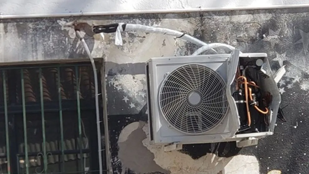 Tragedia: tomó la peor decisión mientras se prendía fuego el aire acondicionado 