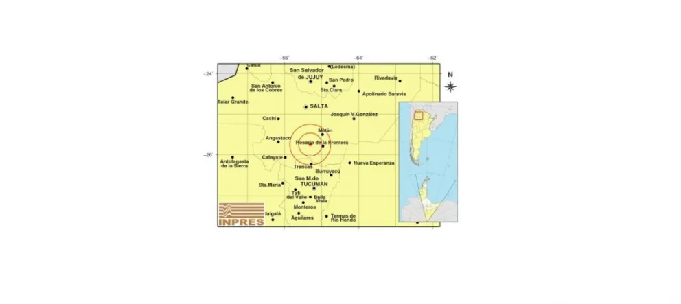 Otra vez Salta fue sacudida por un temblor en menos de una semana