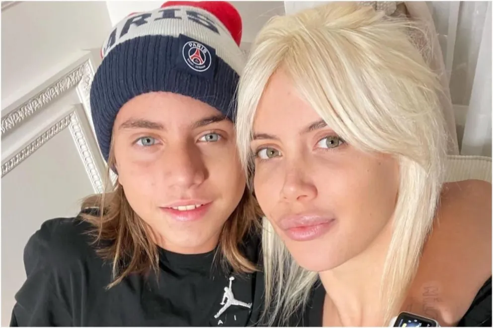 Una ternura: Wanda Nara sorprendió a su hijo Valentino con un tierno mensaje que conmovió las redes