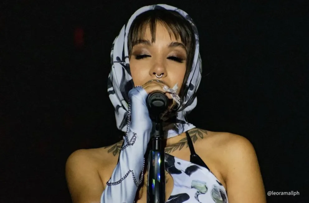 La angustia de María Becerra en pleno concierto