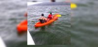 Desesperación en el Cabra Corral: padre e hijo que viajaban en una canoa fueron arrastrados por el agua