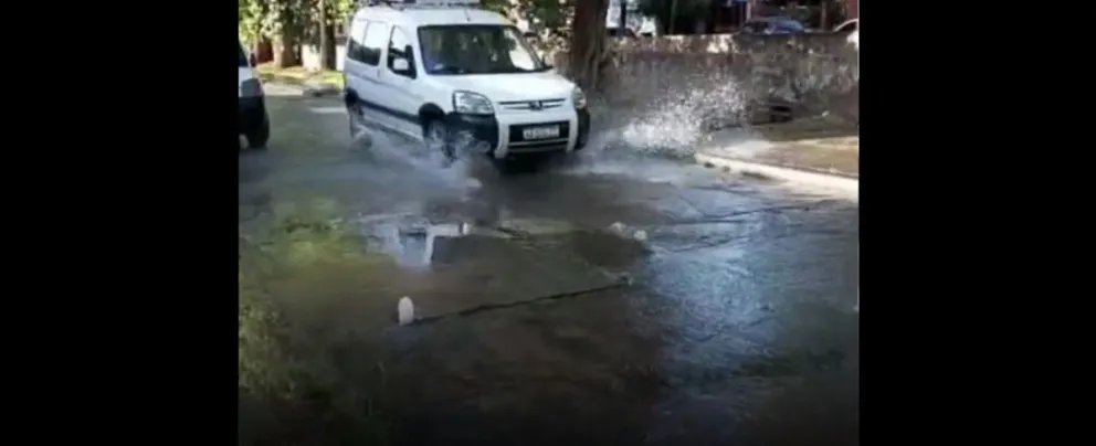 |VIDEO| Otra vez Aguas del Norte y una terrible pérdida en medio de la ciudad