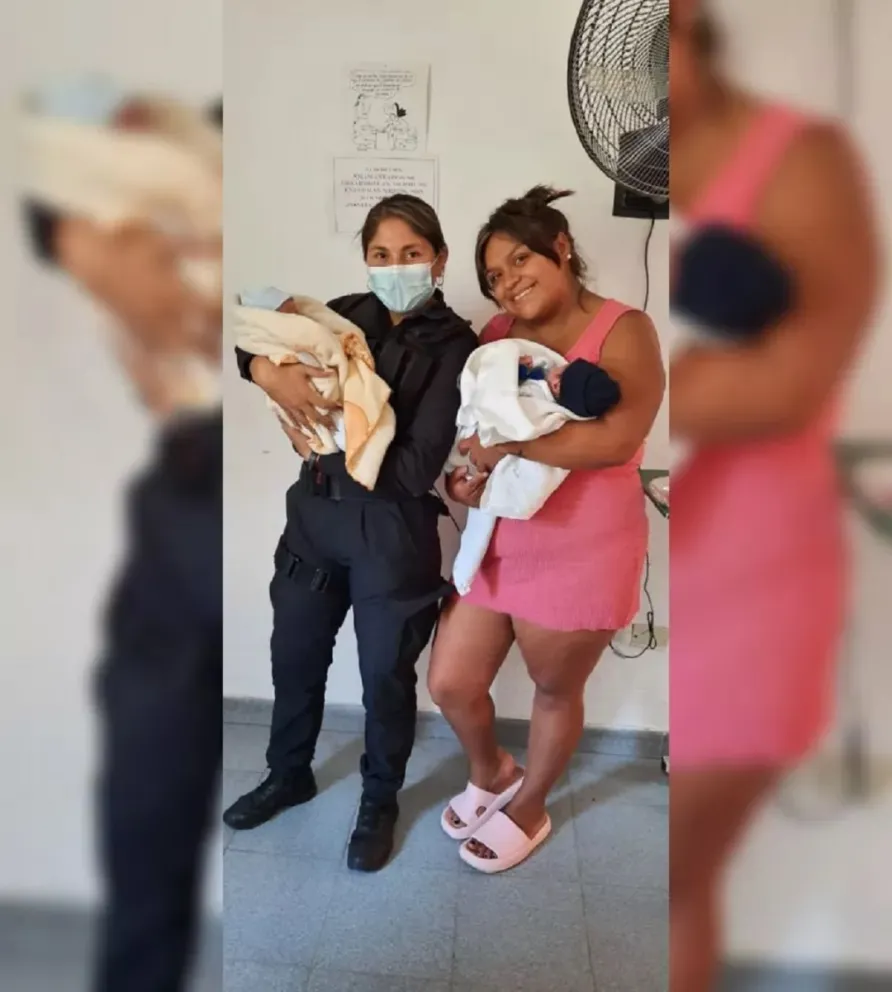 "Usaron a mis hijos": habló la madre de los gemelos asistidos por la policía y lo desmintió todo