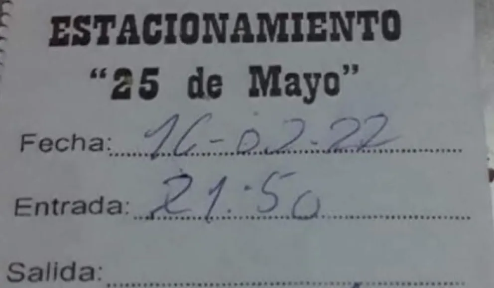 Precio del estacionamiento en la Serenta a Cafayate.
