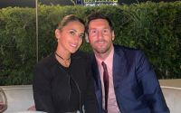 Leonel Messi y Antonella Roccuzzo 