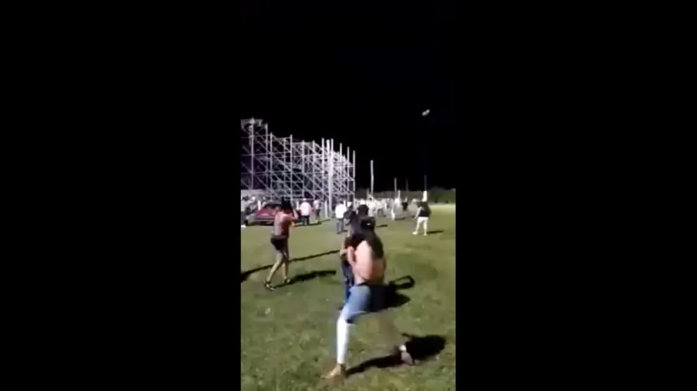 |VIDEO| Tensión, balas de gomas y disturbios en Chicoana: el recital de La Konga que nunca fue