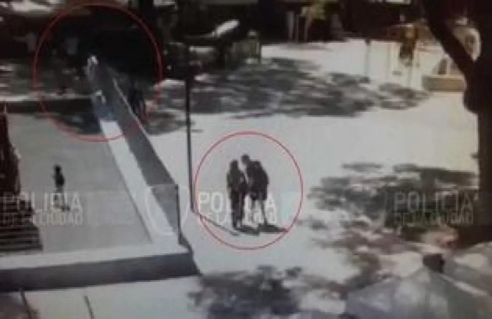 Condena social en las redes: compartieron imágenes de los seis violadores en cámaras de seguridad
