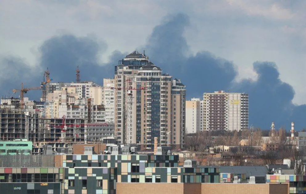 Se registraron bombardeos en Kiev, en visperas de la segunda reunión entre Rusia y Ucrania