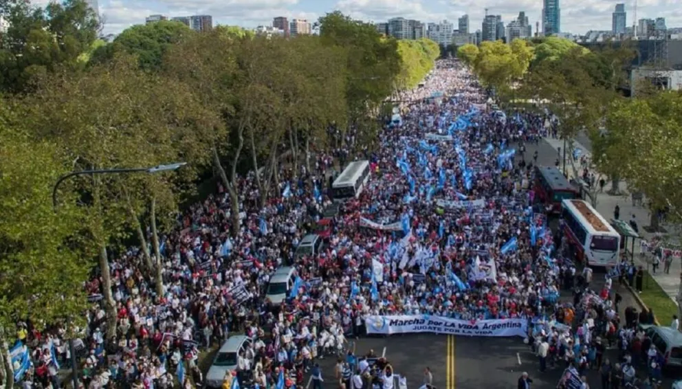 Foto: Marcha Pro Vida. Fuente: Twitter