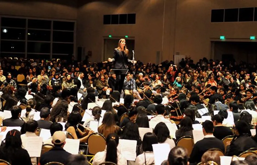 Foto: Orquesta Infantil. Fuente: Twitter