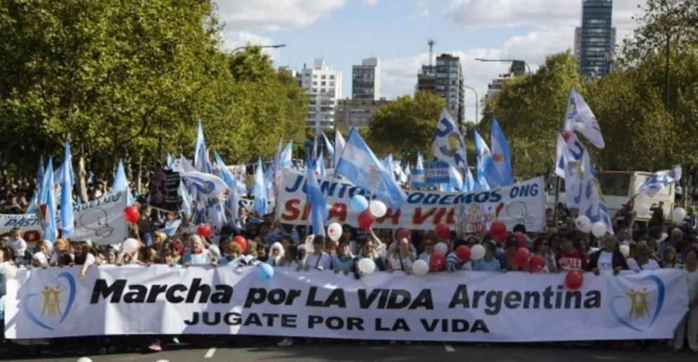 Desde el aire: Marcha Por la Vida