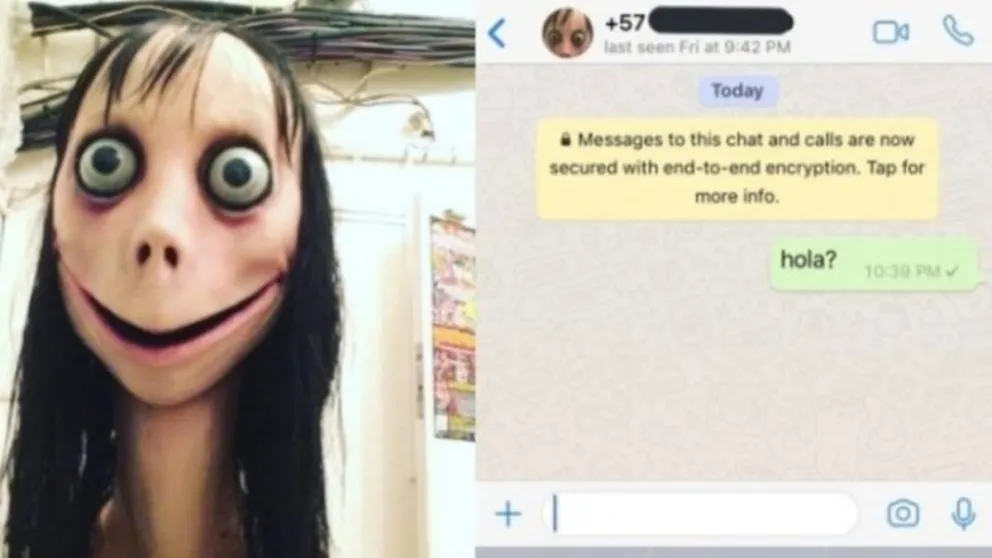 "MOMO": ¿Qué es? ¿Por qué es riesgoso?  El reto viral por WhatsApp  que preocupa a las autoridades