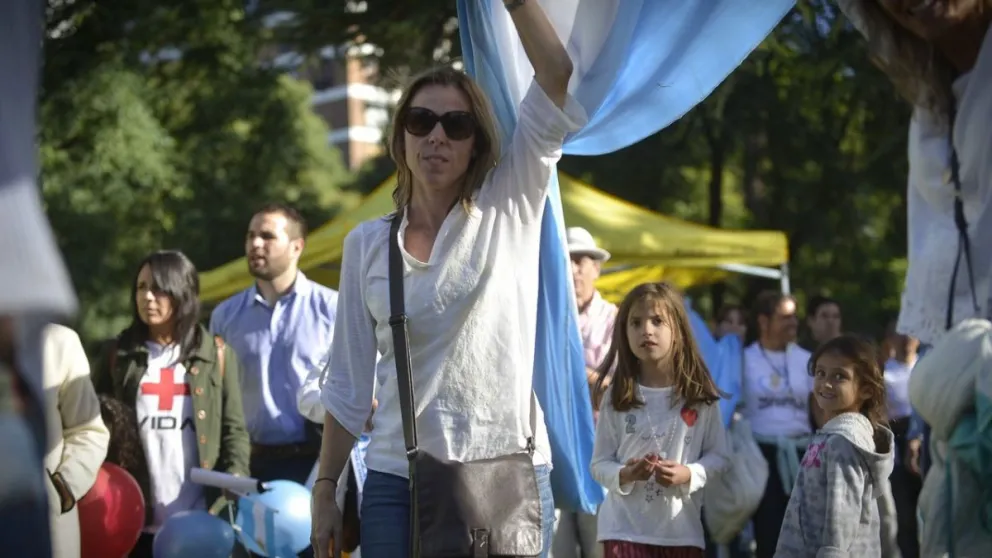 Marcha Pro Vida: protestaron frente a la Quinta de Olivos