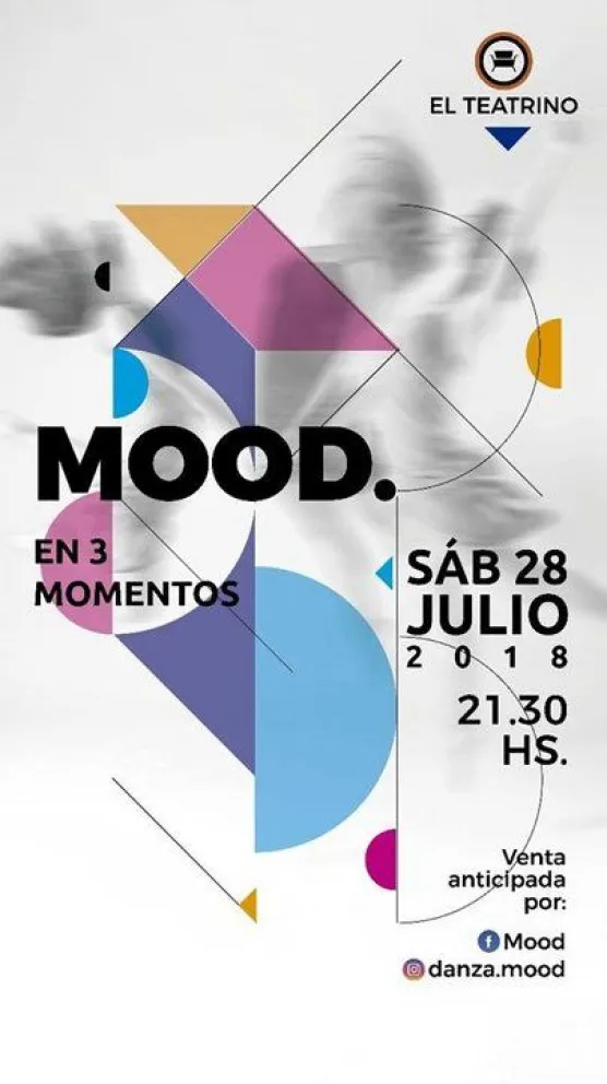 No te pierdas "MOOD" Tres momentos" en el Teatrino