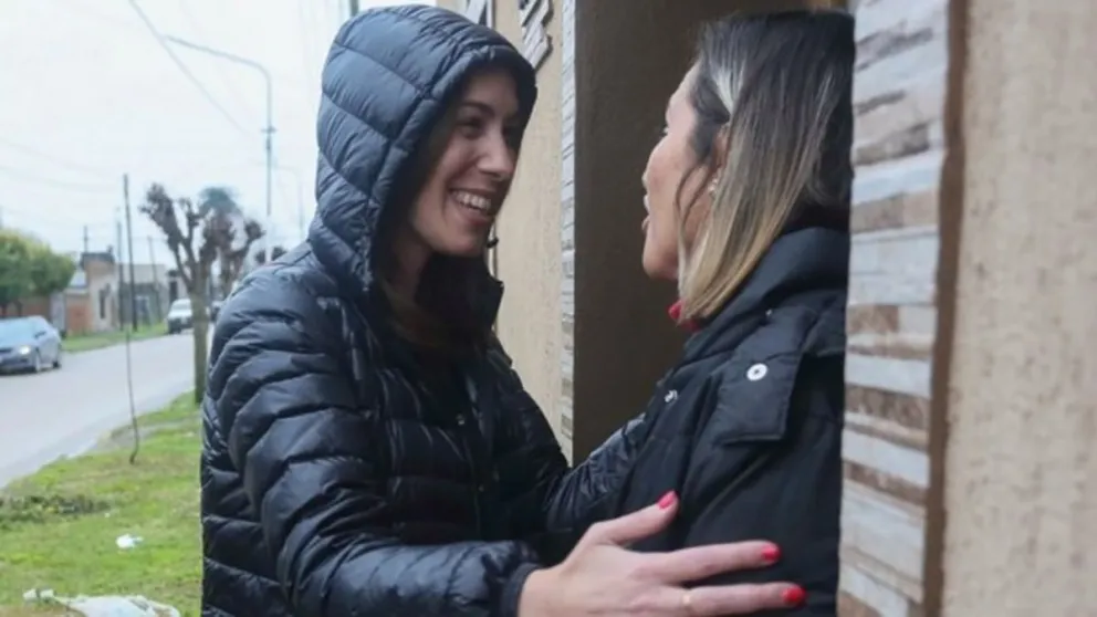María Eugenia Vidal, la cara visible de Cambiemos, vuelve a tocar las puertas