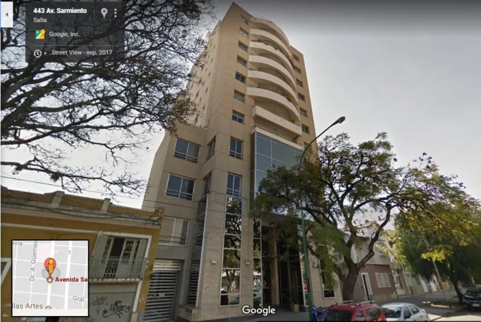 Inesperado incendio en lujoso edificio del centro