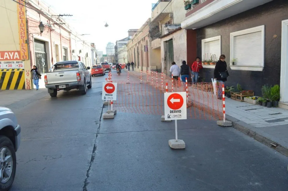 Comenzaron las obras en calle Pelegrini