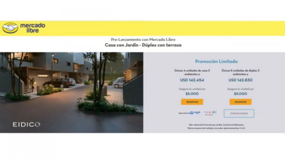 Mercado Libre se lanzó de lleno al mundo del desarrollo inmobiliario