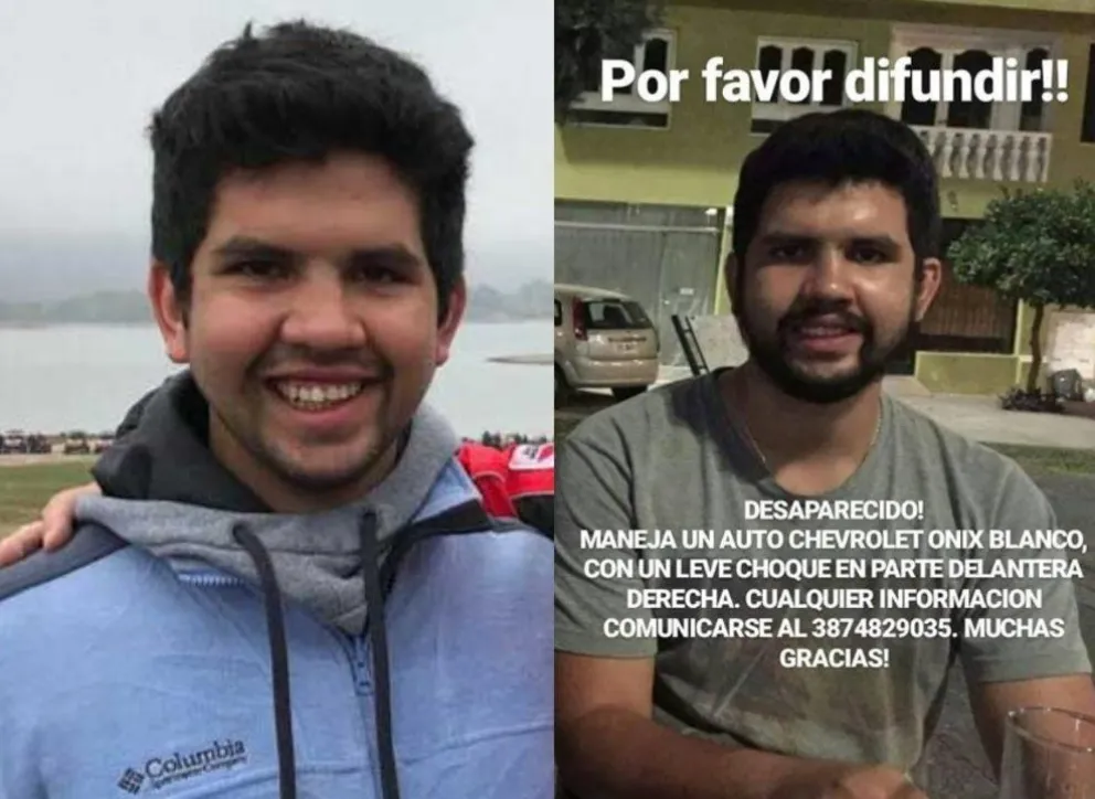 Apareció el joven perdido que tuvo en vilo a Salta