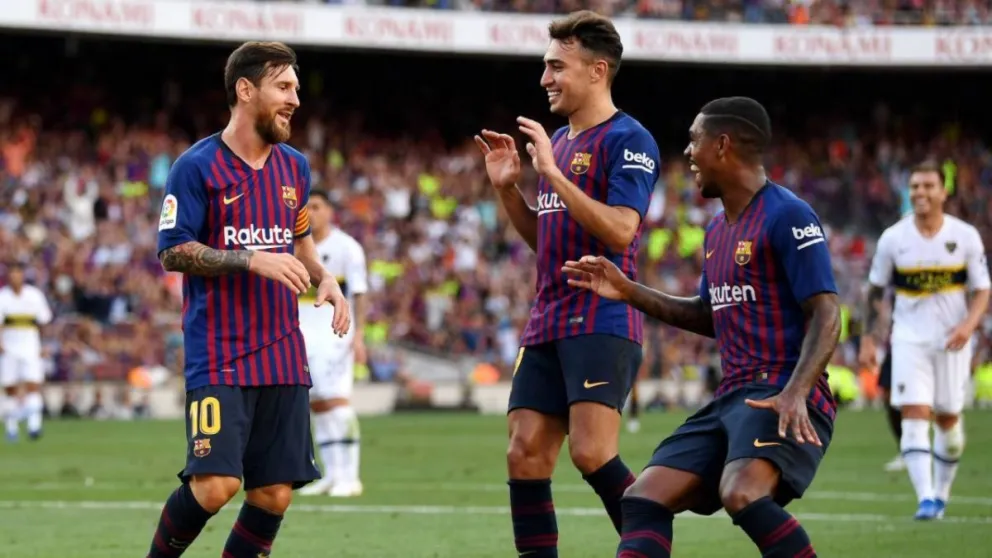 Con gol de Messi el Barcelona goleó a Boca 3 a 0 - VIDEO
