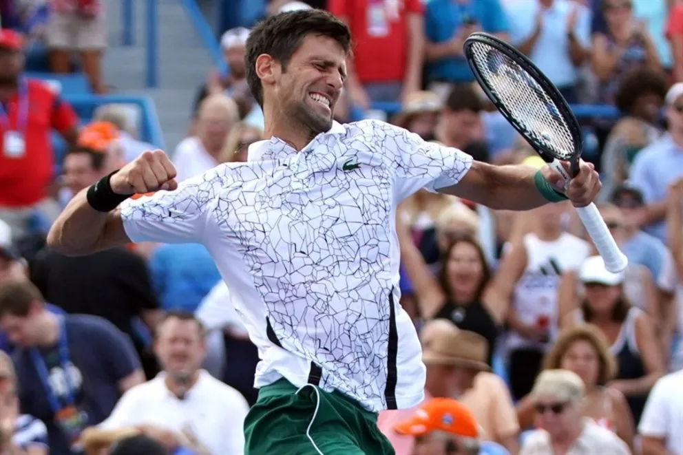 Djokovic superó a Federer y se consagró campeón del Masters 1000 de Cincinnati