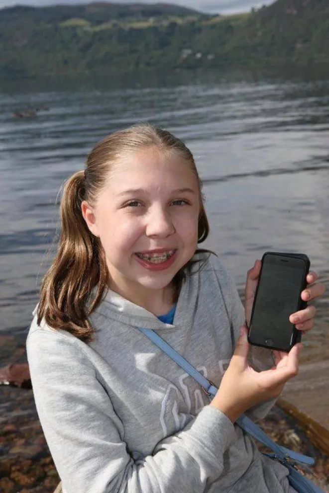 Niña de 12 años sacó una histórica foto al monstruo del Lago Ness