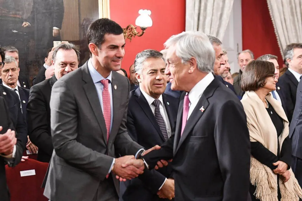 Juan Manuel Urtubey asistió  al encuentro con el presidente de Chile