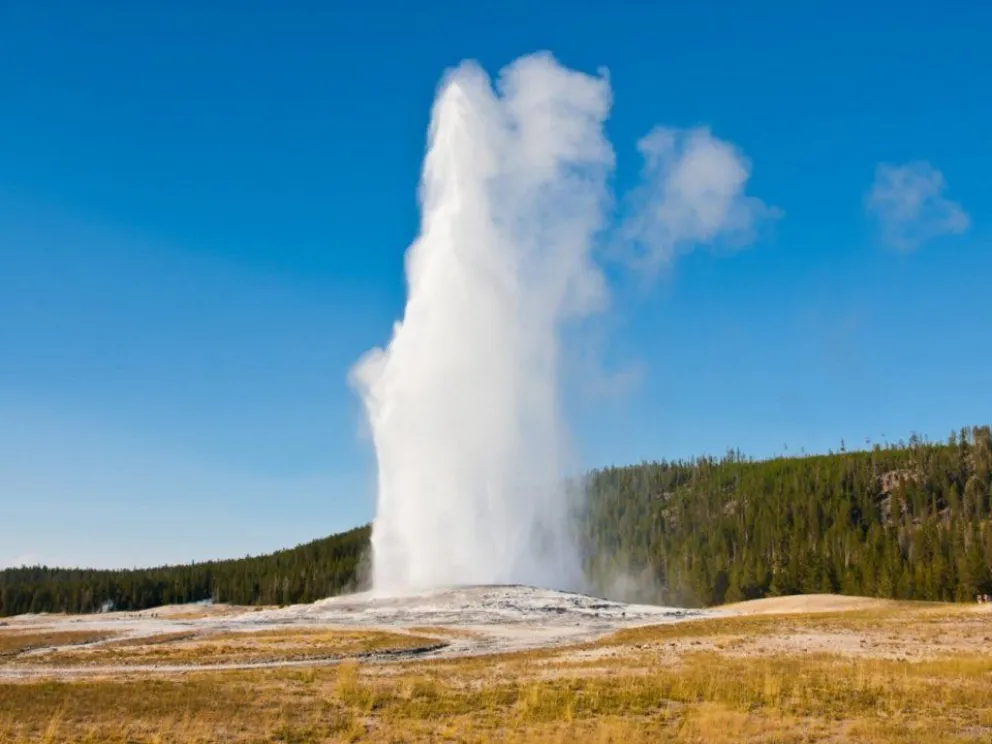 Mundo sorprendente: Old Faithful Geyser, Yellowstone National Park