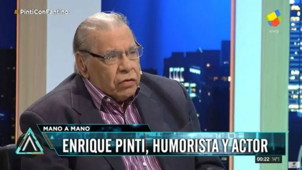 Enrique Pinti: "La gente no pide flan, pide llegar al 15 de cada mes"