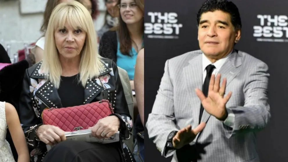 Claudia Villafañe denunció a Maradona por violencia de género