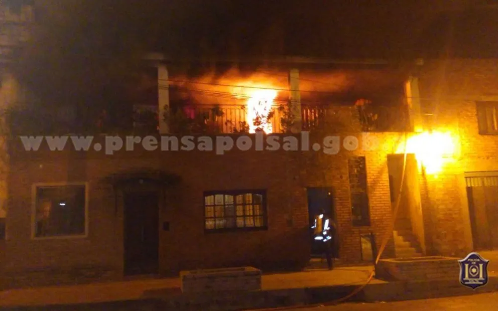 Un incendio generó temor y daños materiales en la zona norte de la ciudad