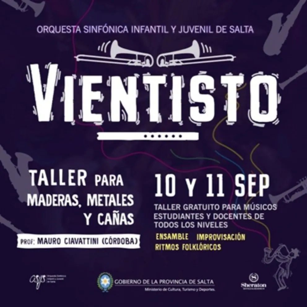 Instrumentos de viento, no te pierdas el taller gratuito