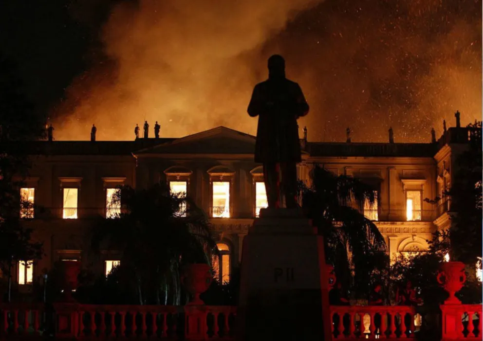 Todo sobre el feroz incendio del Museo Nacional de Rio de Janeiro