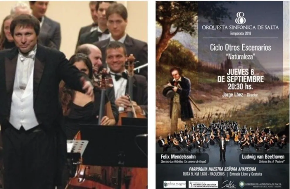 ¡Imperdible!: Gala de la Orquesta Sinfónica de Salta  en Vaqueros