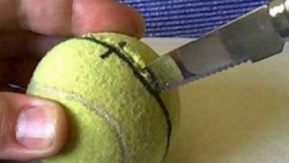 Detuvieron al "tenista dealer": escondía droga en el interior de pelotas de tenis