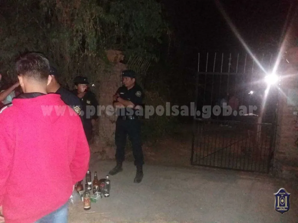Fiestas clandestinas clausuaradas: convocaban por whatsapp