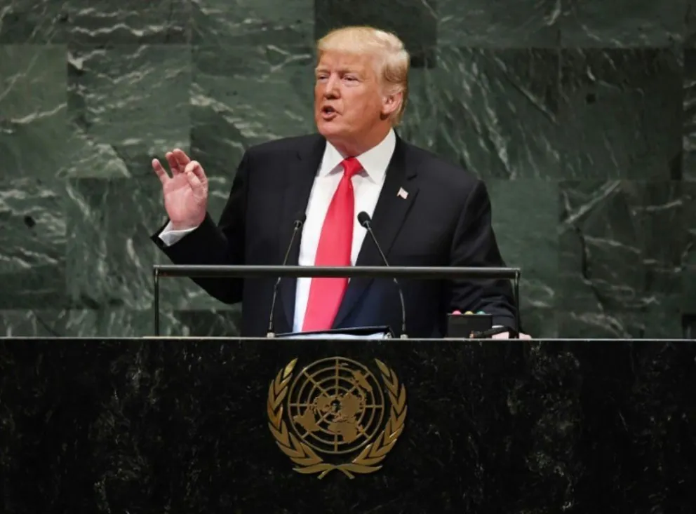 Trump dice en la ONU que Maduro podría ser derrocado y pide aislar a Irán