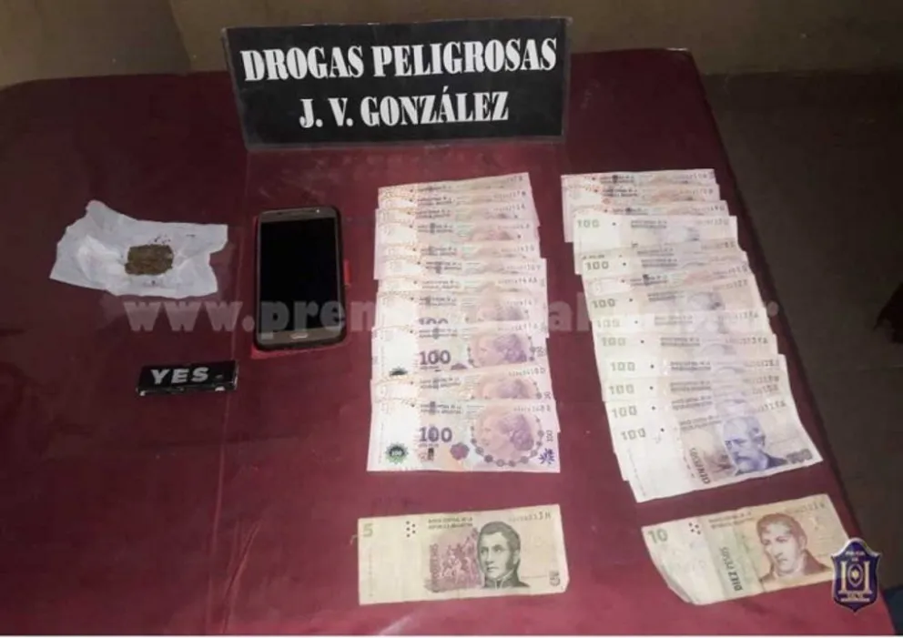 Detuvieron a una mujer por comercializar droga en Joaquín V. González