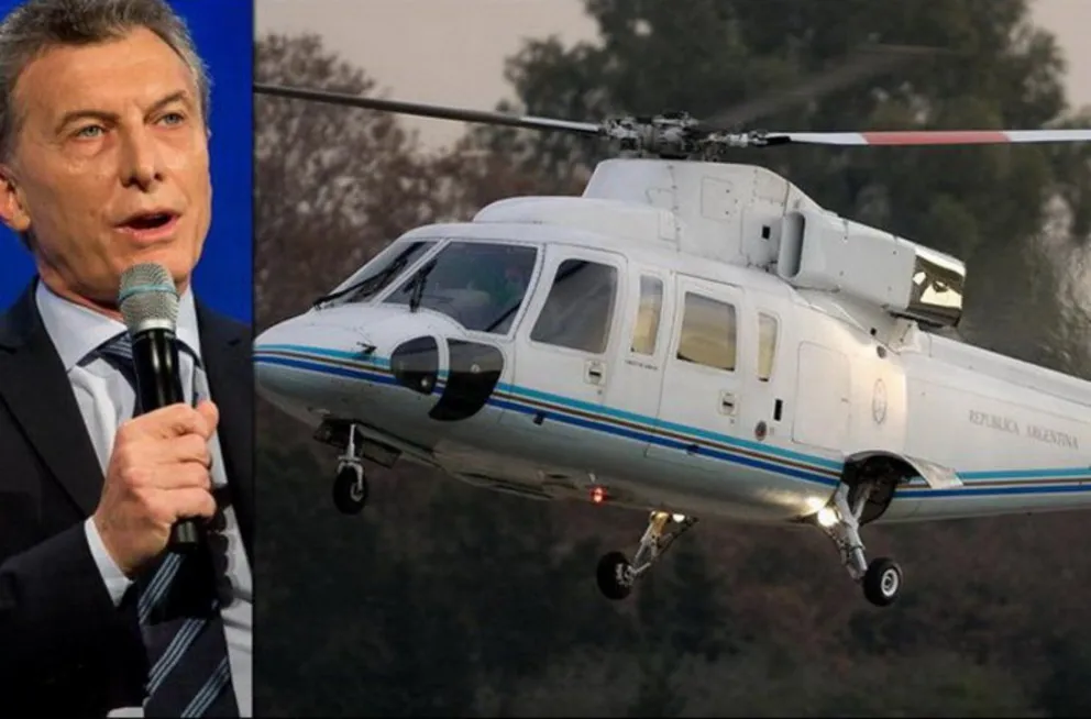 VIDEO: Macri usó el helicóptero presidencial para buscar a su hija y desató la polémica