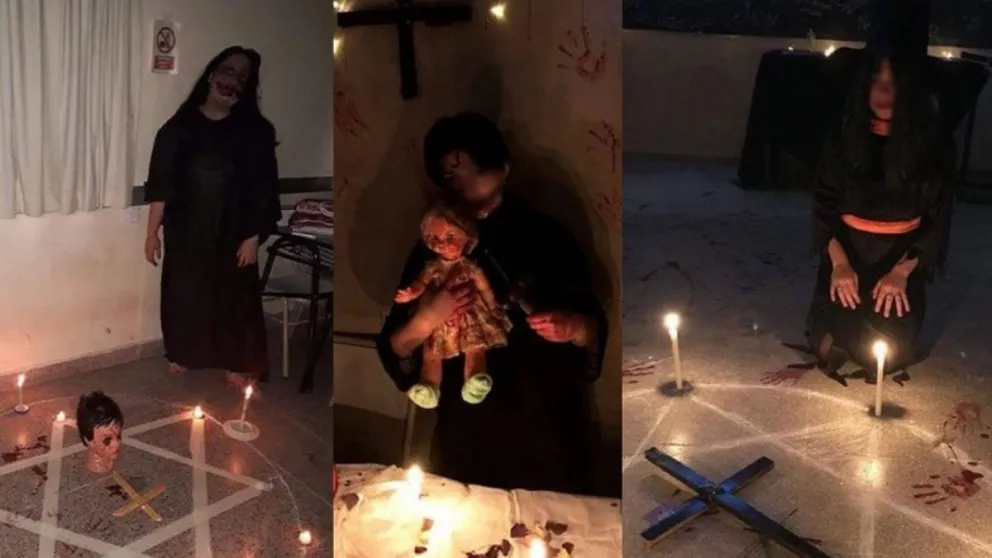 Escándalo: realizaron un "ritual satánico" en un colegio