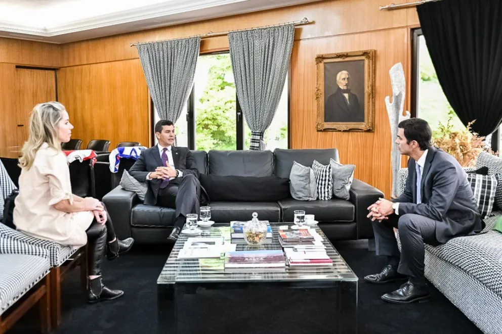 Urtubey se reunió con Santiago Peña, dirigente político de Paraguay