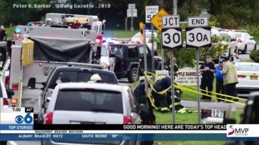 Nueva York: chocó limusina que iba a una boda y hay 20 muertos